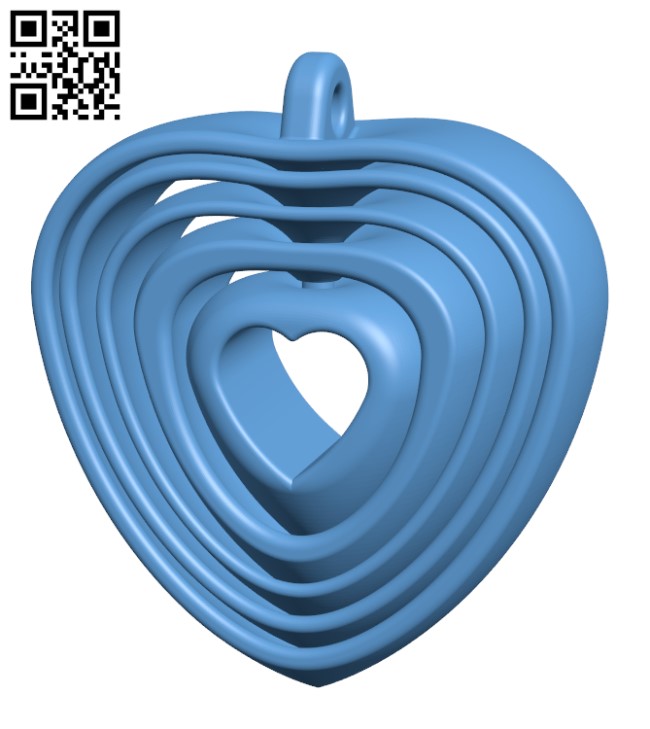 STL file heart key holder・3D printer model to download・Cults