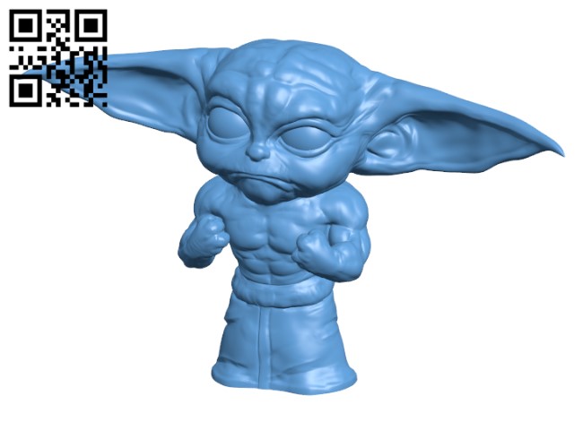 Buff Yoda H003201 file stl free download 3D Model for CNC and 3d printer