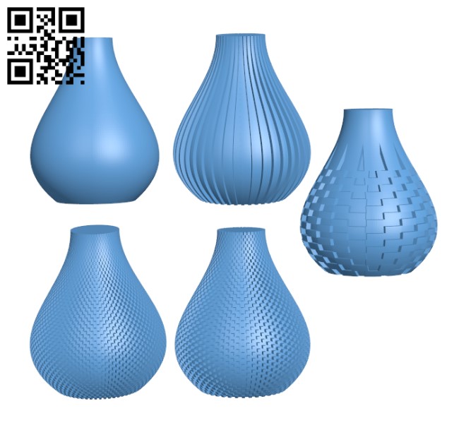 Bulb Vases H002332 file stl free download 3D Model for CNC and 3d printer