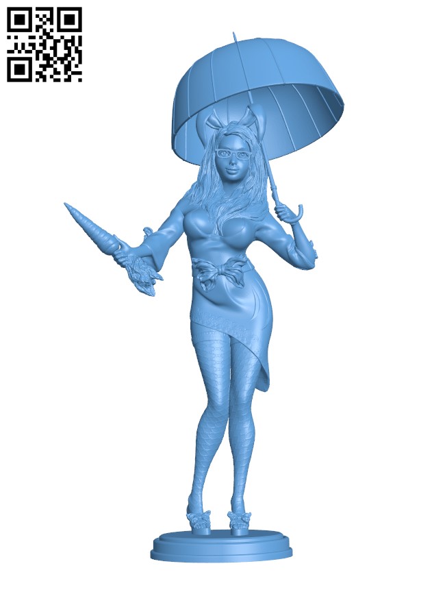 Bunny girl Lia H002602 file stl free download 3D Model for CNC and 3d printer