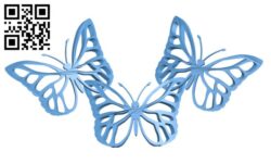 Butterflies necklace H002719 file stl free download 3D Model for CNC and 3d printer