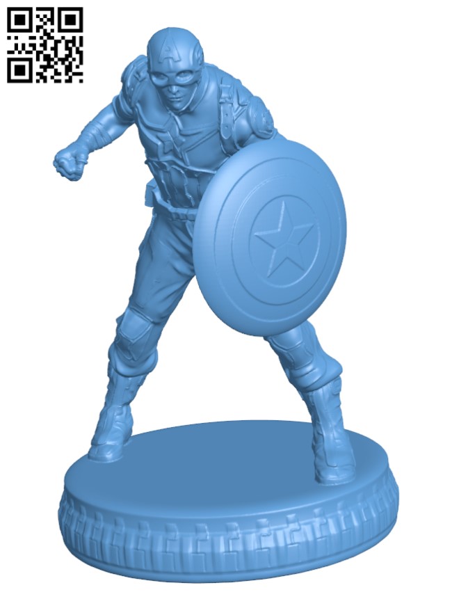 Captain America - Age Of Ultron H002782 file stl free download 3D Model for CNC and 3d printer