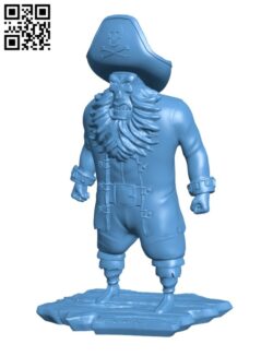 Captain LeChuck H002906 file stl free download 3D Model for CNC and 3d printer