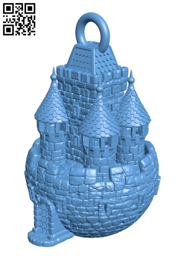 Castle ball H002483 file stl free download 3D Model for CNC and 3d printer