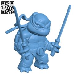 Chibi mutant ninja turtles H002549 file stl free download 3D Model for CNC and 3d printer
