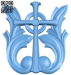 Cross pattern A006780 download free stl files 3d model for CNC wood carving