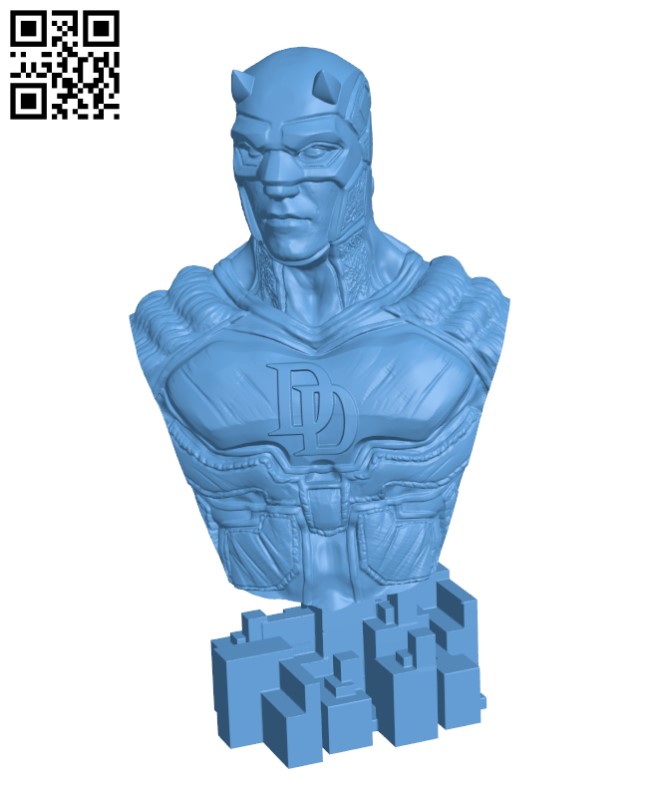 Daredevil from Marvel Comics H002367 file stl free download 3D Model for CNC and 3d printer