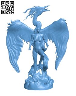 Dark phoenix – Xmen H002914 file stl free download 3D Model for CNC and 3d printer