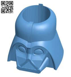 Darth Vader pen cup H002845 file stl free download 3D Model for CNC and 3d printer