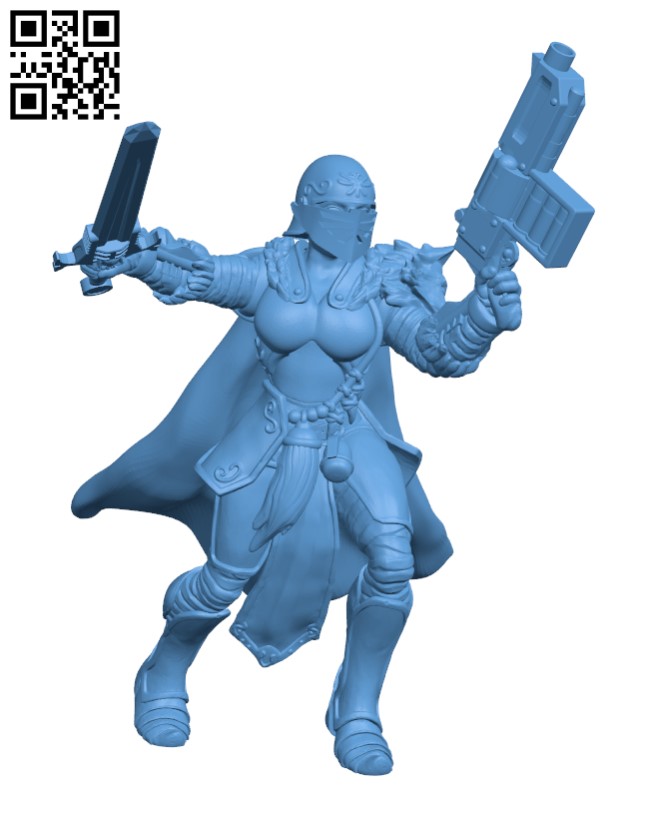 Daughter of wolves sergeant H002430 file stl free download 3D Model for CNC and 3d printer
