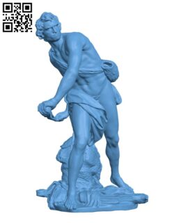 David by Bernini H002608 file stl free download 3D Model for CNC and 3d printer