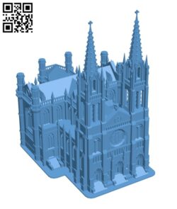 Denver cathedral H002965 file stl free download 3D Model for CNC and 3d printer