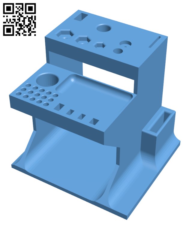 STL file Electronic components organizer・3D print object to