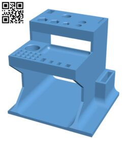 Desktop tool organizer H002609 file stl free download 3D Model for CNC and 3d printer