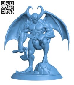 Devil Demon H002916 file stl free download 3D Model for CNC and 3d printer