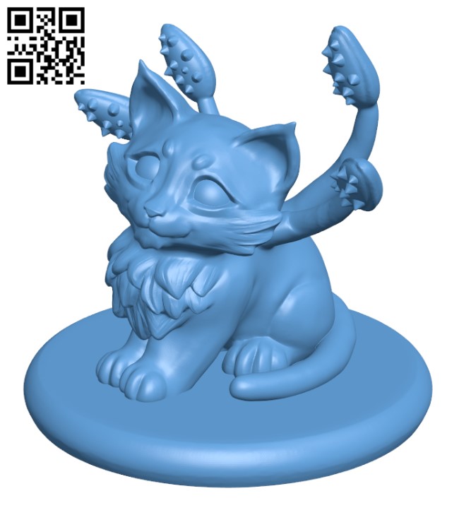 Displacer Kitten H002336 file stl free download 3D Model for CNC and 3d printer