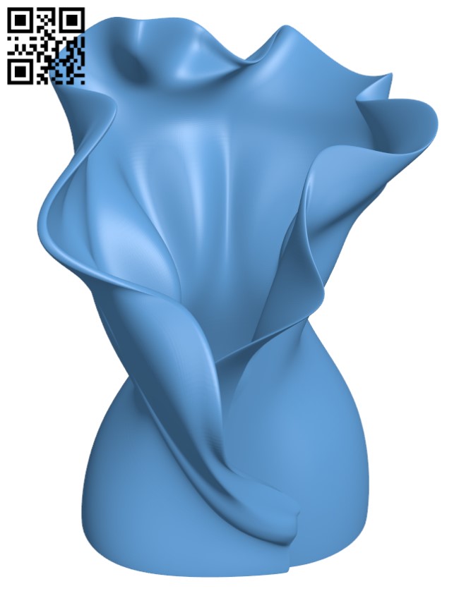 Diva vase H003091 file stl free download 3D Model for CNC and 3d printer