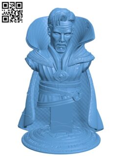 Doctor Strange Bust H002369 file stl free download 3D Model for CNC and 3d printer
