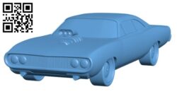 Dodge Charger hero car – Fast and furious H002490 file stl free download 3D Model for CNC and 3d printer
