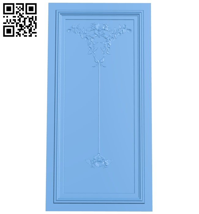 Door pattern A006750 download free stl files 3d model for CNC wood carving