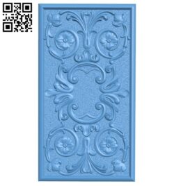 Door pattern A006752 download free stl files 3d model for CNC wood carving