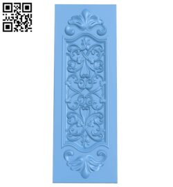 Door pattern A006756 download free stl files 3d model for CNC wood carving