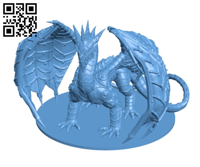 Dragon H002917 file stl free download 3D Model for CNC and 3d printer