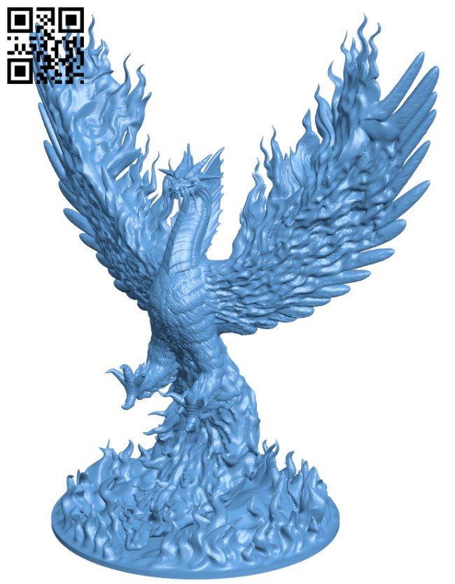 Dragon Phoenix H003230 file stl free download 3D Model for CNC and 3d printer