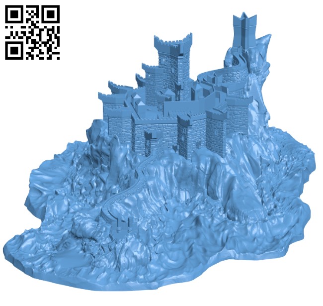 Dragonstone - Game of Thrones H002494 file stl free download 3D Model for CNC and 3d printer