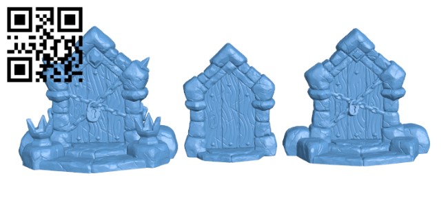 Dungeon Entrance H002370 file stl free download 3D Model for CNC and 3d printer