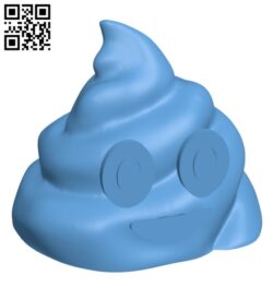 Emoji poop H002921 file stl free download 3D Model for CNC and 3d printer