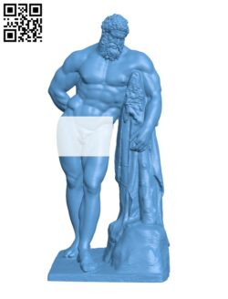 Farnese Hercules H002674 file stl free download 3D Model for CNC and 3d printer