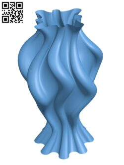 Flame vase H002675 file stl free download 3D Model for CNC and 3d printer
