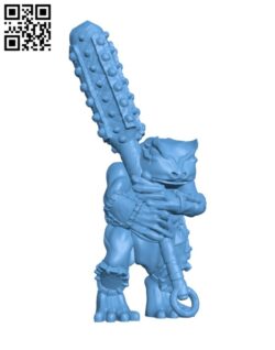 Frogfolk barbarian warrior H002726 file stl free download 3D Model for CNC and 3d printer