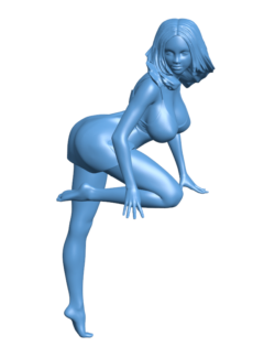 Girl on the windowsill H002562 file stl free download 3D Model for CNC and 3d printer