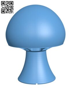 Glowing mushroom lamp H002613 file stl free download 3D Model for CNC and 3d printer