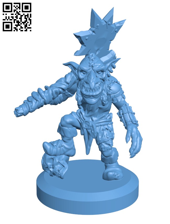 Goblin slaughterer H002432 file stl free download 3D Model for CNC and 3d printer