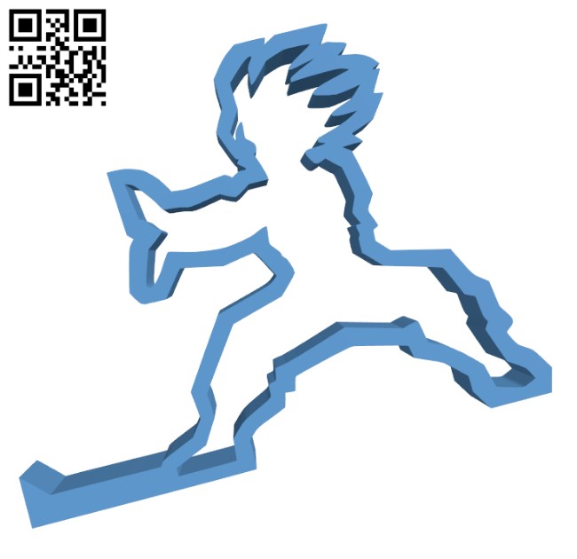 Goku smartphone holder H002434 file stl free download 3D Model for CNC and 3d printer