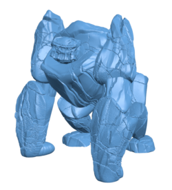 Greater earth elemental H002561 file stl free download 3D Model for CNC and 3d printer