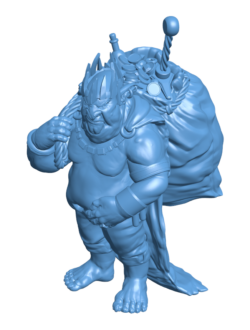 Grinkle the Goblin King H002374 file stl free download 3D Model for CNC and 3d printer