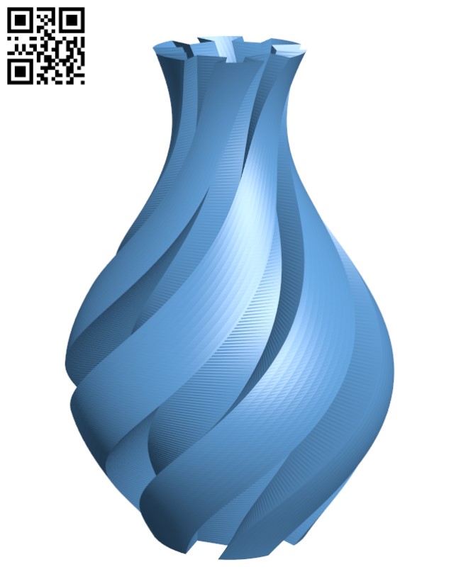 Groover Vase H002853 file stl free download 3D Model for CNC and 3d printer