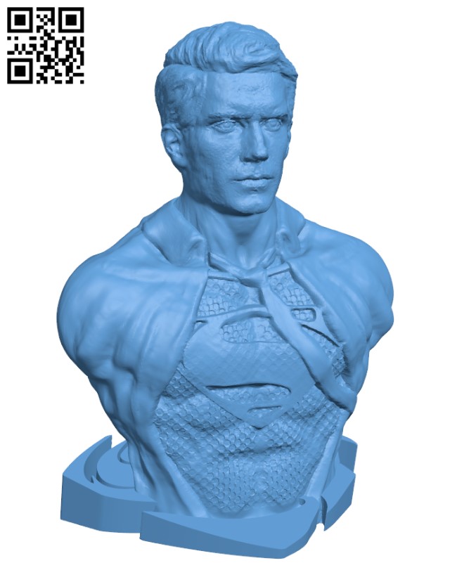 Henry Cavill - Clark Kent H002977 file stl free download 3D Model for CNC and 3d printer