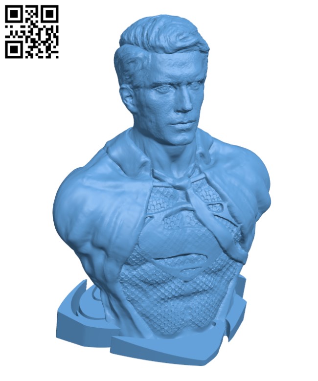 Henry Cavill as Clark Kent - Superhero H002801 file stl free download 3D Model for CNC and 3d printer