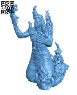 Heretic On Fire H002855 file stl free download 3D Model for CNC and 3d printer