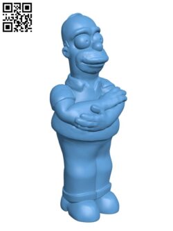 Homer Simpson H002681 file stl free download 3D Model for CNC and 3d printer