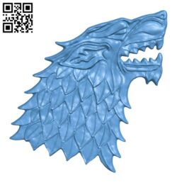 House Stark Game Of Thrones H002682 file stl free download 3D Model for CNC and 3d printer