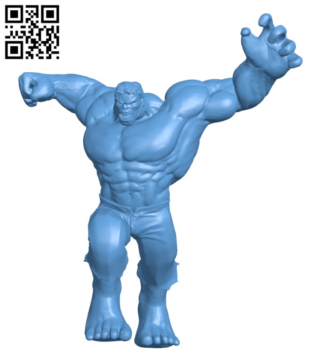 Hulk H002683 file stl free download 3D Model for CNC and 3d printer