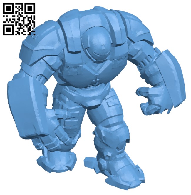 Hulkbuster - Superhero H002802 file stl free download 3D Model for CNC and 3d printer