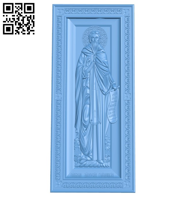 Icon Dionysius Glushitsky A006721 download free stl files 3d model for CNC wood carving