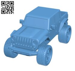 Jeep Wrangler truck H002569 file stl free download 3D Model for CNC and 3d printer